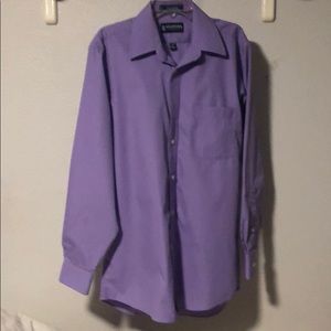 Stanford Essentials Purple Dress Shirt